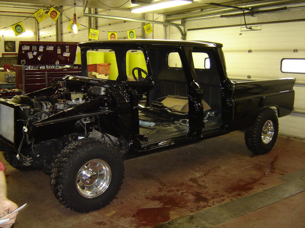 63 Crew Cab Back From Paint